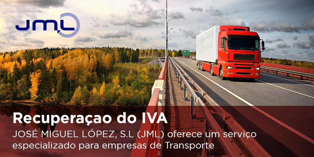 recuperação do IVA transporte internacional